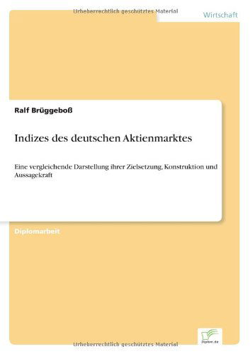 Cover for Ralf Bruggeboss · Indizes Des Deutschen Aktienmarktes (Paperback Bog) [German edition] (2001)