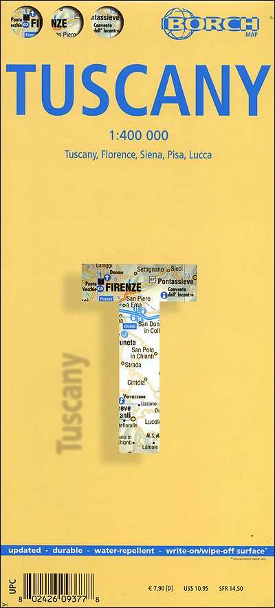 Borch Map. Toskana - Collectif - Books - Borch - 9783866093775 - October 30, 2022