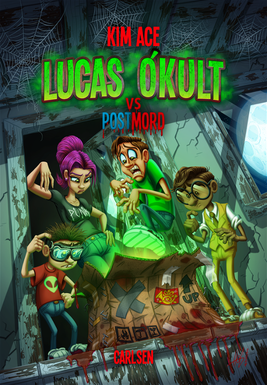 Cover for Kim Ace · Lucas O’Kult: Lucas O'Kult vs. PostMord (Bound Book) [1. Painos] (2024)