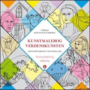 Cover for Vibeke Holstein Schmidt · Kunstmalebog Verdenskunsten (Sewn Spine Book) [1. Painos] (2022)