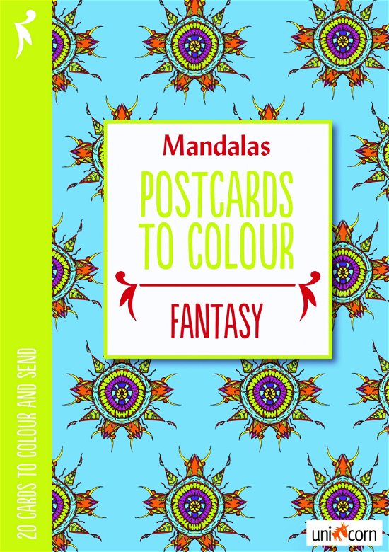 Cover for Postcards to Colour - FANTASY (Sewn Spine Book) (2016)
