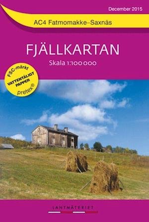 Cover for Lantmäteriet · Fjällkartan AC: Fatmomakke - Saxnäs (Hardcover Book) (2016)