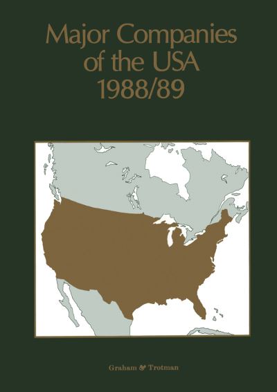 Cover for A Wilson · Major Companies of the USA 1988/89 (Paperback Book) [Softcover reprint of the original 1st ed. 1988 edition] (2011)