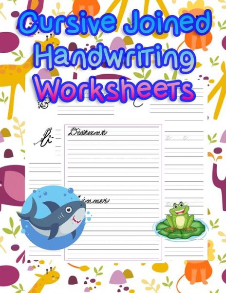 Cover for Bestpapaya Publishing · Cursive Joined Handwriting Worksheets (Paperback Book) (2020)