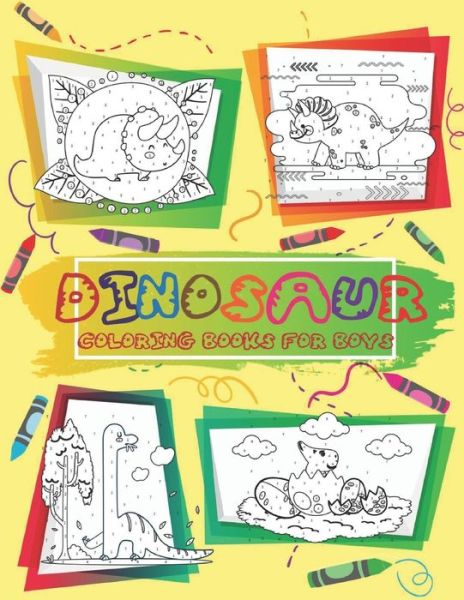 Cover for Aaron Johnson · Dinosaur Coloring Books For Boys (Paperback Book) (2020)