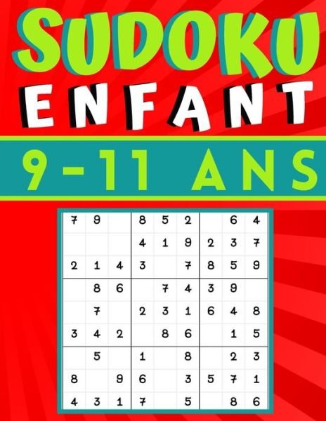 Cover for Sudoku Enfant Mino Print · Sudoku enfant 9-11 Ans (Paperback Book) (2020)