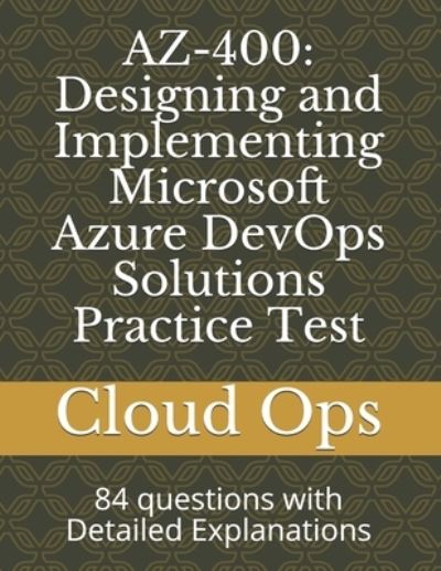 Cover for Cloud Ops · Az-400 (Paperback Book) (2020)