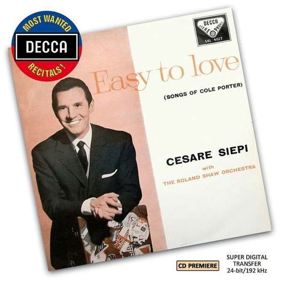 Cover for Siepi / Erede / the Roland Shaw Orchestra · Most Wanted Recitals: Cesare Siepi - Easy to Love (CD) [Limited edition] (2014)