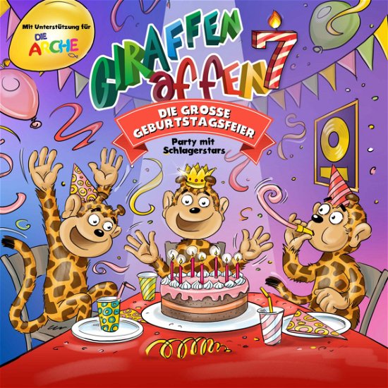 Giraffenaffen 7  Die Grosse Geburtstagsfeier (party Mit Schlagerstars) - V/A - Musik - STARWATCH - 0602445883776 - 10. Juni 2022