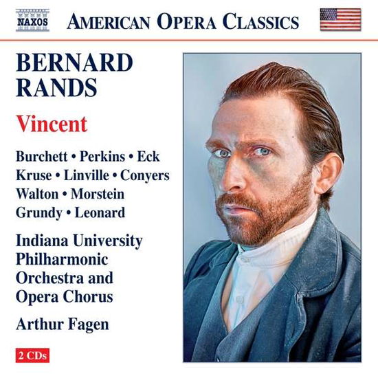 Cover for Rands / Indiana University Philharmonic Orchestra · Bernard Rands: Vincent (CD) (2017)