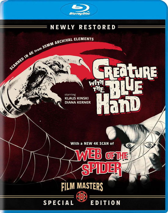 Cover for Blu-ray · Creature with the Blue Hand (1967) with Bonus Film, Web of the Spider (Blu-ray) (2024)