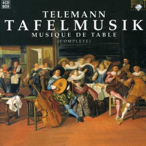 Cover for Telemann / Muxica Amphion / Belder · Tafelmusic Complete (CD) [Box set] (2004)