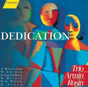 Dedication (Zeitgenössische Musik für Trompete, Posaune und Klavier) *s* - Trio Armin Rosin - Musik - hänssler CLASSIC NXD - 4010276004776 - 22 mars 1999