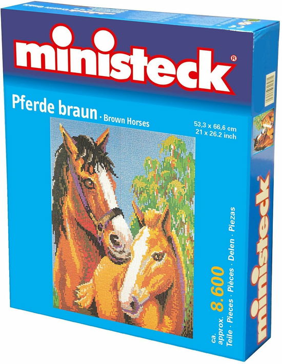 Ministeck: Bruin Paard, Ca. 8600 Delen - Ministeck - Merchandise -  - 4250250318776 - 