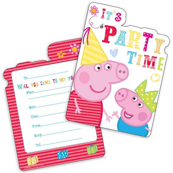 Cover for Peppa Pig · Peppa Pig - Party Time - 6 Inviti Con Busta (MERCH)