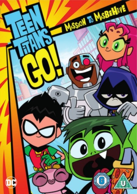 Cover for Teen Titans Go! - Mission to M · DC Teen Titans Go - Mission To Misbehave (DVD) (2017)