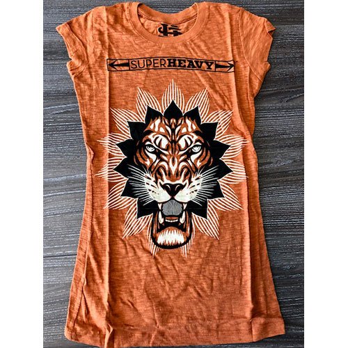 Cover for Axewound · Axewound Ladies Tee: Super Heavy Lion Logo (Ex Tour) (CLOTHES) [size S] [Orange - Ladies edition]