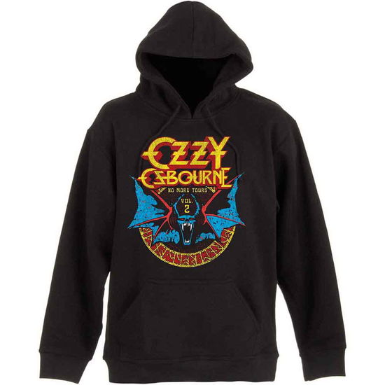 Ozzy Osbourne Unisex Pullover Hoodie: Bat Circle - Ozzy Osbourne - Gadżety - Rockoff - 5056170664776 - 19 listopada 2018