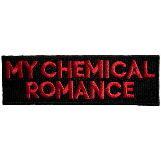 Cover for My Chemical Romance · My Chemical Romance Standard Patch: Text Logo (Patch) (2024)