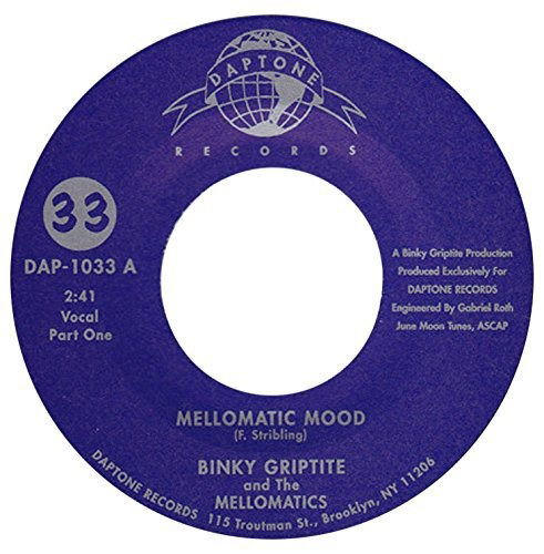 Mellomatic Mood - Griptite Binky - Muziek - DAPTONE RECORDS - 5060156650776 - 1 oktober 2017