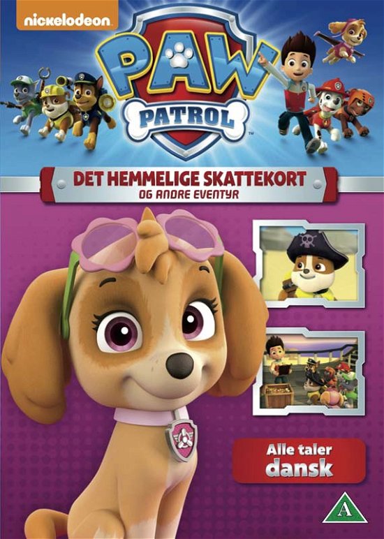 Cover for Paw Patrol · Det Hemmelige Skattekort Og Andre Eventyr (DVD) (2016)