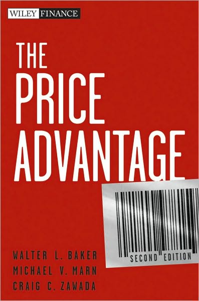 Cover for Walter L. Baker · The Price Advantage - Wiley Finance (Hardcover Book) (2010)