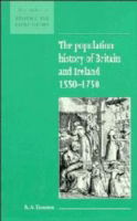 Cover for Houston, R. A. (University of St Andrews, Scotland) · The Population History of Britain and Ireland 1500-1750 - New Studies in Economic and Social History (Hardcover Book) (1995)