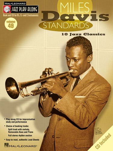 Cover for Miles Davis · Miles Davis Standards: Jazz Play-along Volume 49 (Hal Leonard Jazz Play-along) (Paperback Bog) [Pap / Com edition] (2005)