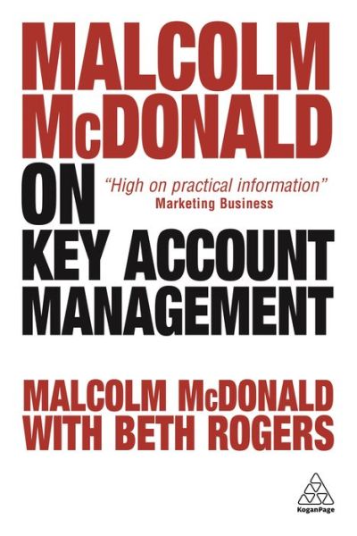 Cover for Malcolm McDonald · Malcolm McDonald on Key Account Management (Paperback Book) (2017)