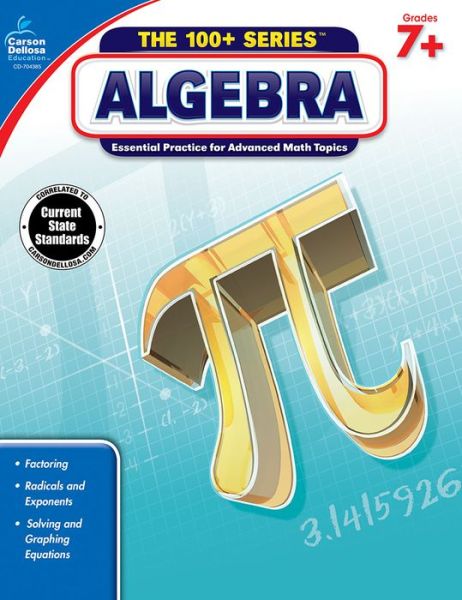 Cover for Carson-dellosa · Algebra, Grades 7+ (Paperback Book) (2014)