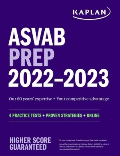 Cover for Kaplan Test Prep · ASVAB Prep 2022-2023 (Paperback Book) (2021)