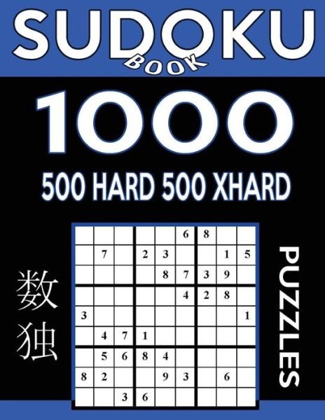 Cover for Sudoku Book · Sudoku Book 1,000 Puzzles, 500 Hard and 500 Extra Hard (Paperback Book) (2017)