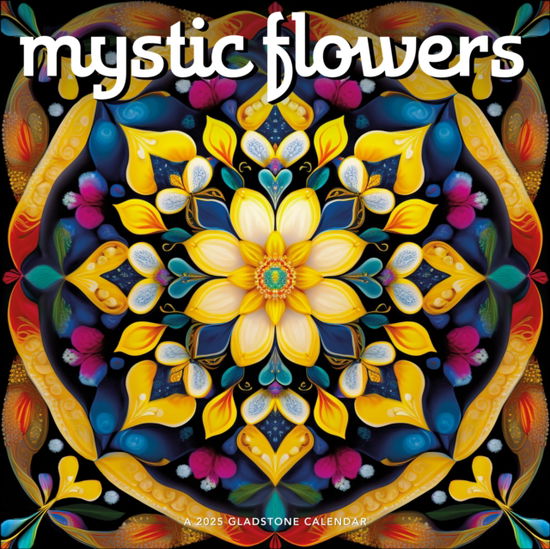 Cover for Gladstone Media · Mystic Flowers Square Wall Calendar 2025 (Paperback Book) (2024)