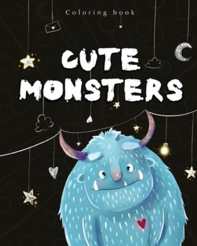 Cover for Darya Shch · Cute monsters coloring book (Taschenbuch) (2020)
