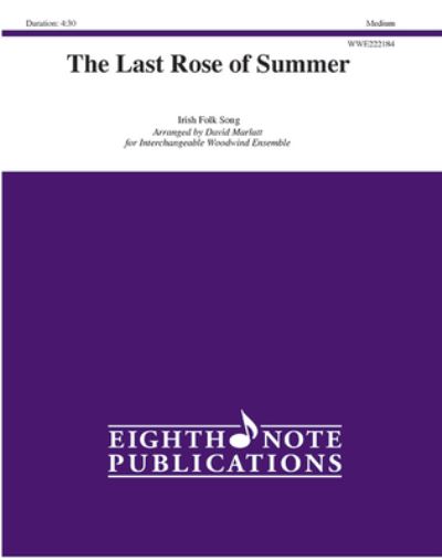 Last Rose of Summer - David Marlatt - Livres - Alfred Music - 9781771578776 - 1 août 2022