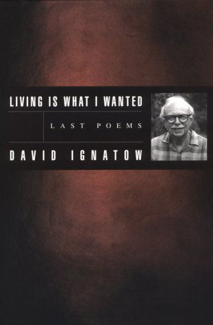 Cover for David Ignatow · Living Is What I Wanted: Last Poems - American Poets Continuum (Hardcover Book) [1st edition] (1999)