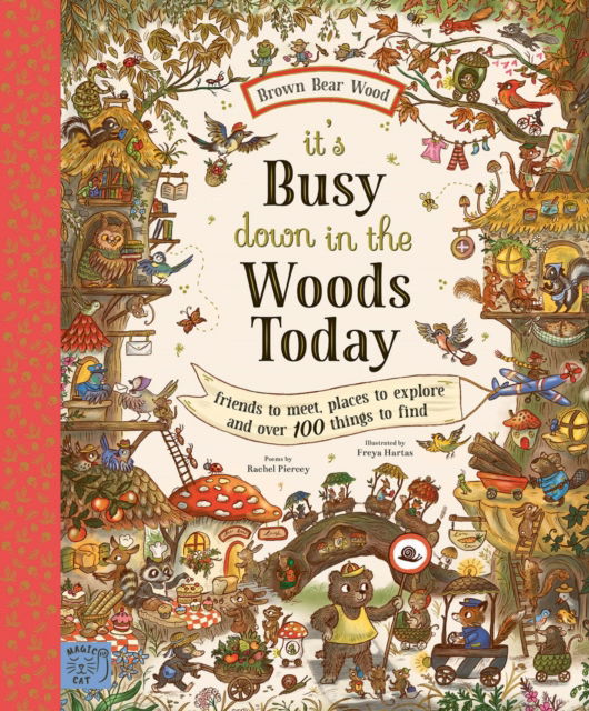 Cover for Rachel Piercey · Brown Bear Wood: It’s Busy Down in the Woods Today: Friends to Meet, Places to Explore and Over 100 Things to Find - Brown Bear Wood (Gebundenes Buch) (2025)