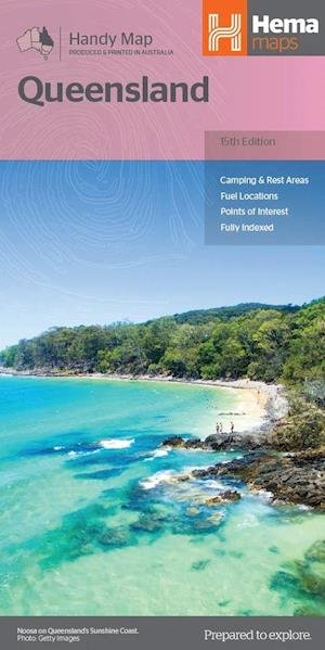 Queensland state NP handy - Handy map - Hema Maps - Libros - HEMA Maps Pty Ltd - 9781922668776 - 1 de marzo de 2023