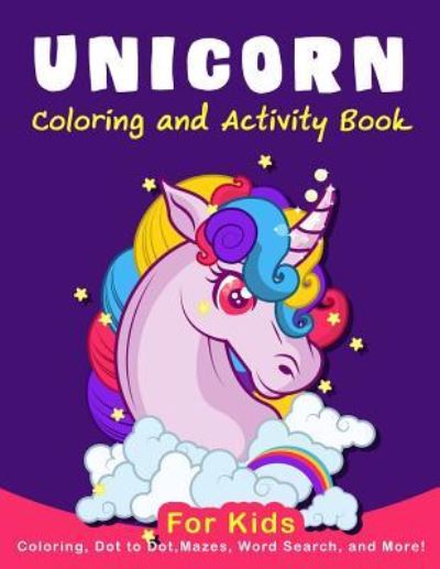 Cover for K Imagine Education · Unicorn Coloring Activity Book for Kids (Paperback Book) (2018)