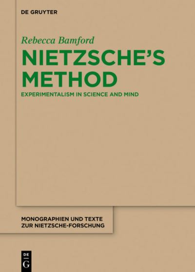 Nietzsche's Method - Bamford - Książki -  - 9783110287776 - 30 października 2019