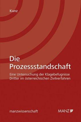 Cover for Kunz · Die Prozessstandschaft (Book)