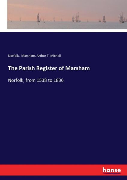 Cover for Norfolk · The Parish Register of Marsham (Book) (2017)