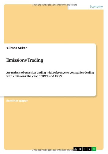 Cover for Seker · Emissions Trading (Book) (2011)