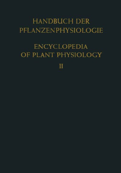 Cover for H Ullrich · Allgemeine Physiologie der Pflanzenzelle / General Physiology of the Plant Cell - Handbuch der Pflanzenphysiologie / Encyclopedia of Plant Physiology (Pocketbok) [Softcover reprint of the original 1st ed. 1956 edition] (2012)