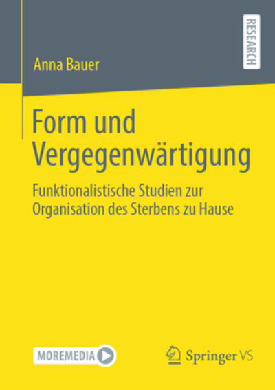 Cover for Anna Bauer · Form und Vergegenwartigung (Pocketbok) (2023)