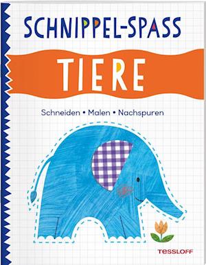 Cover for Schnippel-Spaß. Tiere. Schneiden - Malen - Nachspuren (Book) (2024)