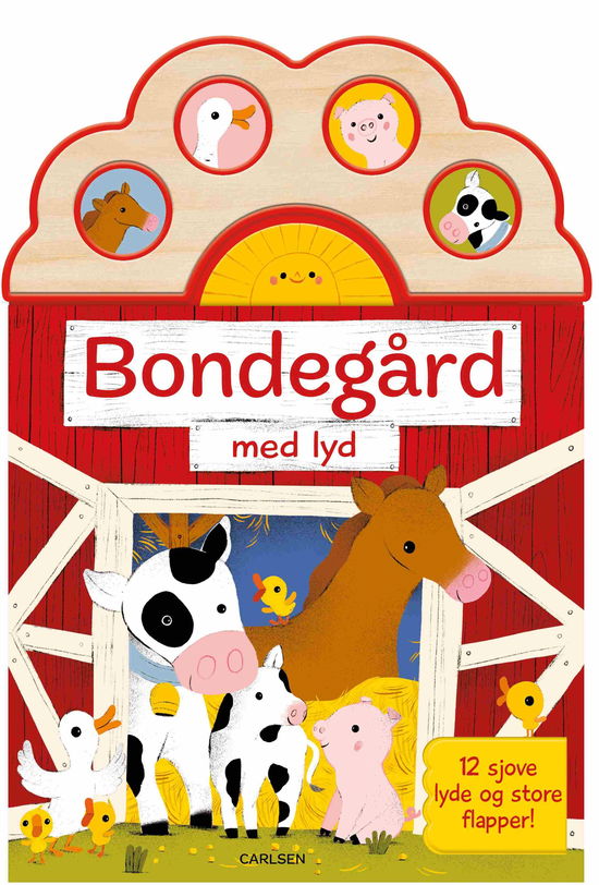 Cover for . · Bondegård med lyd (Cardboard Book) [1º edição] (2025)