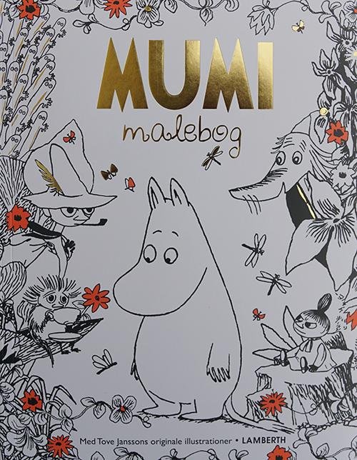 Cover for Mumi malebog (Heftet bok) [1. utgave] (2017)
