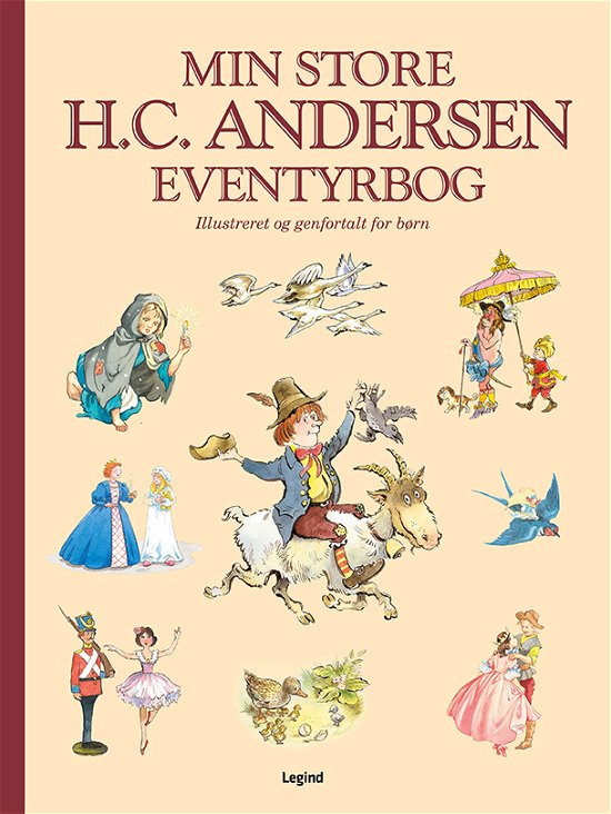 Cover for Min store H.C. Andersen eventyrbog (Bound Book) [1st edition] (2024)