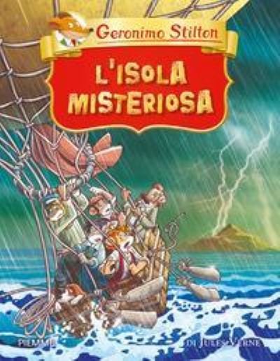 Cover for Geronimo Stilton · Geronimo Stilton: L'isola misteriosa di jules Verne (Taschenbuch) (2019)
